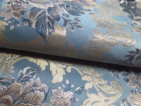 Luxury Blue Upholstery Fabric 